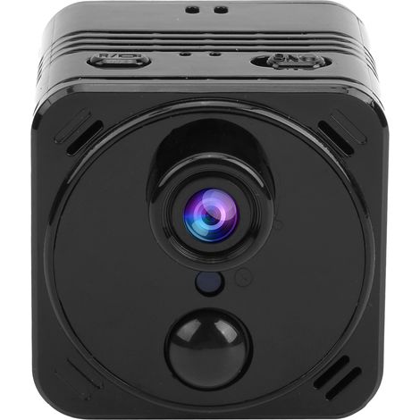 Mini caméra WiFi 4K avec détection de mouvement, grand angle de 170°, vision nocturne, surveillance à distance pour la sécurité de votre domicile.