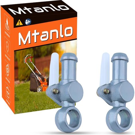 Robinet d'essence en métal pour Kawasaki TD40 TD43 TD48 TL43 TB43 TB52 TU43 Tondeuse à gazon, remplace 311729‑6110A (2 pièces) (1/5)