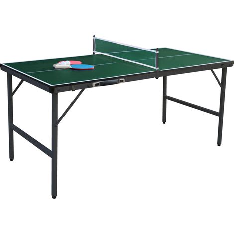 COSTWAY Tavolo da Ping Pong Pieghevole da Esterno ed Interno (Verde) (1/5)