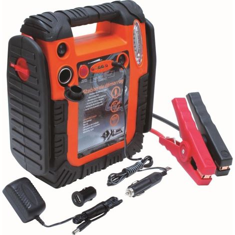 Station de démarrage portable 12V 600A – Batterie 17Ah étanche – Lampe 5 LED – Adaptateur USB 12V – Pour véhicules et équipements 12V – Xl Perform Tools
