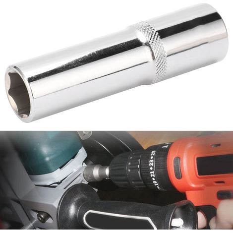 Douille allongée de 14 mm pour clé à chocs hexagonale (1/5)