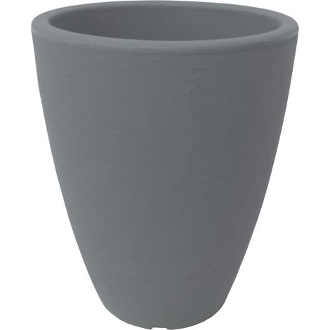 Home/Adone Vase d'ameublement en re'sine couleur pierre 30x38 cm pour l'ameublement inte'rieur et exte'rieur (1/3)