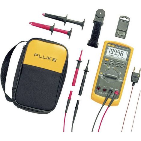 Kit multimetro Fluke 87V/E2 arancione per misure elettriche