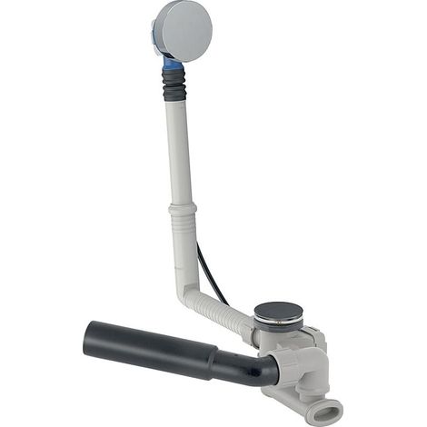 Geberit - Ab- und Überlaufgarnitur für Badewannen, Länge: 260 mm, Montageset, verchromt 150.520.21.6