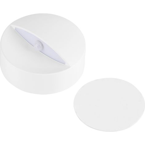 Veilleuse sans fil à 6 LED avec détecteur de mouvement et alimentation par piles, blanche, pour placard (1/5)