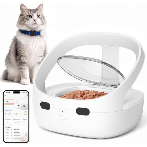 Automatic RFID Cat Food Dispenser Anti-Theft Between Cats (1/5)