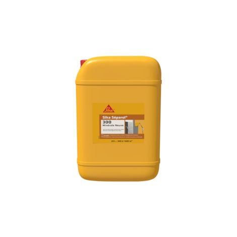 Agent de démoulage minéral 20 L – Pour béton et supports variés – Application facile par temps froid et chaud – SIKA SEPAROL 300