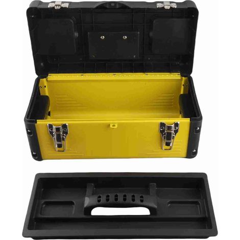 Boîte à outils coffret de rangement grand espace portable organisateur quincaillerie pour réparation SK-1159-17 (1/5)