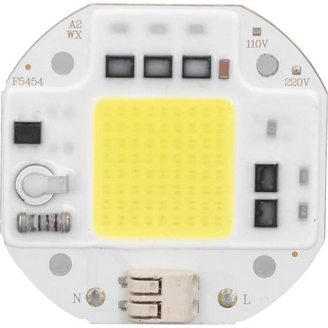 Perle de lampe COB haute puissance, puce LED, lecteur de luminosité gratuit pour projecteur à monter soi-même, éclairage intérieur 220V (1/5)