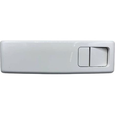 Coperchio meccanico a due tasti per cassetta ad incasso Corallo3, colore bianco VS0817404 - -  VALSIR - -