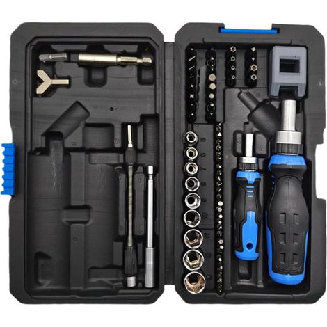 de Tournevis Cliquet 69 en 1 Ensemble Magntique Compact (1/5)
