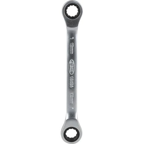 Chiave a cricchetto jbm 12x13 mm doppia estremità ergonomica