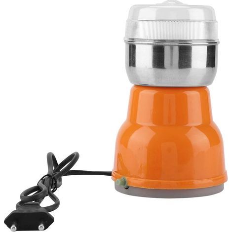 Moulin à café, Moulin à grains de café électrique Noix de ménage Grains Haricots Herbes Épices Broyage Bureau À Domicile Portable Utiliser 220 V UE Plug (1/5)