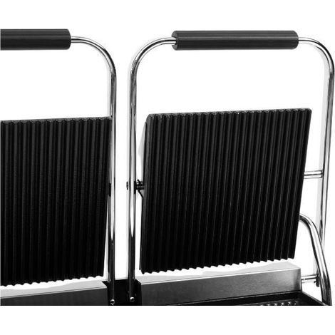 Grill Panini Double à Plaques Rainurées