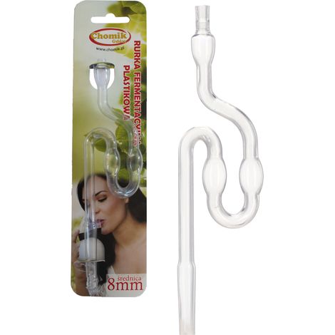 Tubo di fermentazione in plastica da 8 mm per bottiglia di vino da 8 mm