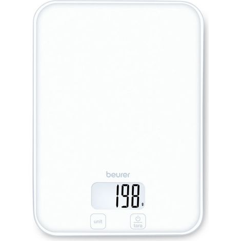 Beurer KS 19 Pure White Bianco Superficie piana Rettangolo Bilancia da cucina elettronica