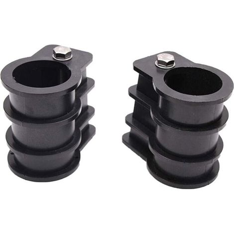 Kit de montage de piscine - Vis pour échelle de piscine - Kit de rechange pour échelle de piscine - Tampon en caoutchouc - Ancre de piscine - Plaque ronde pour fixation d'une échelle de piscine (1/4)