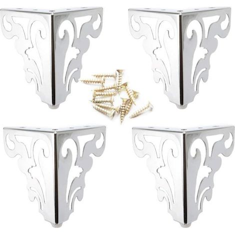 Pieds de Meubles enMmétal de Style Européen, Pieds de Sofa, Pattes de Cabinet Chevet , Pattes de Coffret, Matériel Créatif Pieds (1/5)