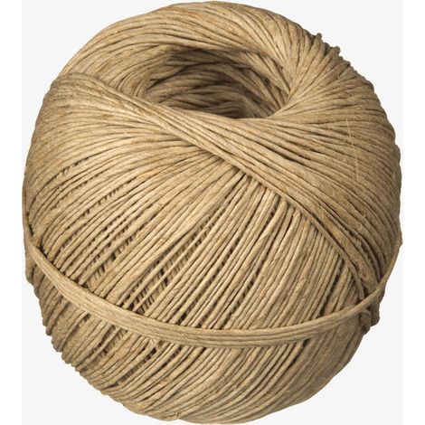 Direct Filet – Corde toronnée en chanvre 50m – Résistante aux intempéries – Pour applications jardinage et décoration – Charge maximale 200kg (1/2)
