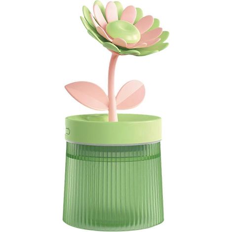Humidificateur d'air Mist Maker Fleur Vert-- (1/5)