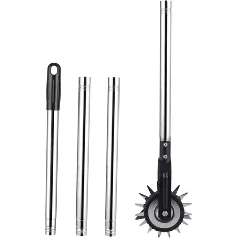 Coupe-Bordures Rotatif à Roue pour Jardin Cisaille Manuelle Métal Accessoire De Désherbage pour Pelouse Nette (1/5)