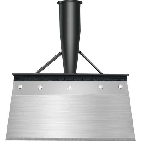 Pelle Jardinage, Outillage de Jardin, Pelle de Nettoyage Multifonctionnelle, Dispositif de Désherbage, Grattoir à Percussion, pour Espace Extérieur, Maison, Ferme(21 cm sans Poignée en Bois) (1/5)