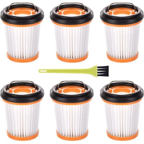 Lot de 6 filtres pour aspirateur sans fil Shark ION W1, compatibles avec les modèles Shark WANDVAC WV200, WV201 et WV220 (référence XHFWV200). (1/5)