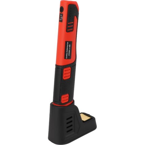 Kit de fer à souder rechargeable USB, chauffage rapide 450 °C, antioxydant, avec capteur tactile et éclairage LED, fer à souder portable pour circuits imprimés. (1/5)