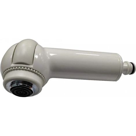 Ducha de mano para mezclador de fregadero Ladylux blanco.