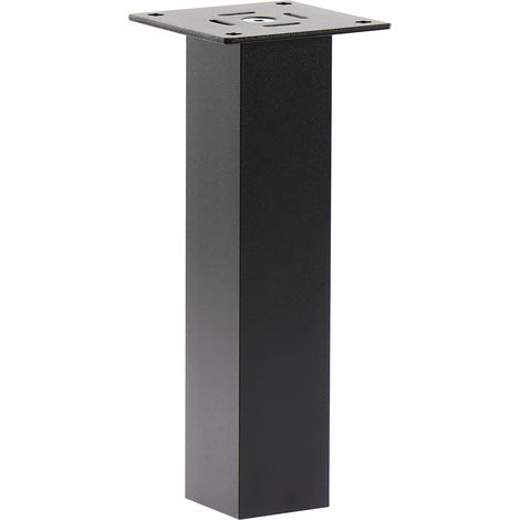 Barkonsole Capri gerade 50 x 50 mm, Höhe 170 mm, Aluminium schwarz (1/4)