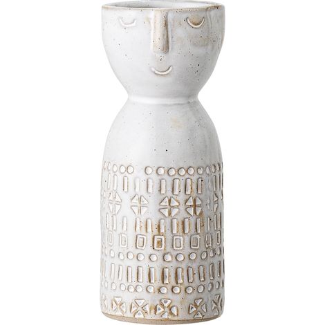 Vase, blanc, cramique (1/5)