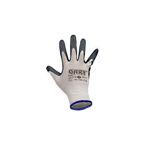Guante nitrilo gris GARY ECOFLEX talla 8 sin costuras poliéster  Oferta exclusiva