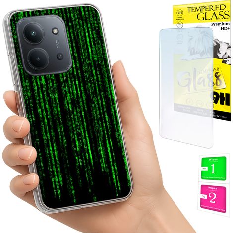 Funda para Xiaomi Redmi 15C 5G 173mm / Poco C85, cubierta trasera de cristal (1/5)