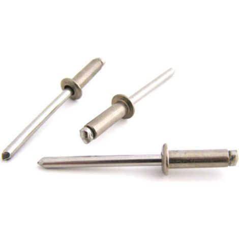 Remache Ø 4,8 X 12 Inox /Inox  250 Pz