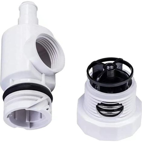 UWF 9-100-9002 Soupape de déconnexion rapide et de décharge de pression pour nettoyeur de piscine Polaris avec joint torique en caoutchouc (1/5)