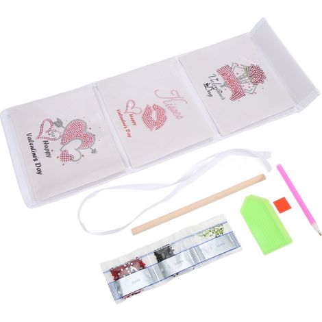Hängende Aufbewahrungstasche mit 3 Fächern, DIY-Strassdesign, aus chemikalienbeständigem Stoff, waschbar, faltbar, als Hängeorganizer (1/5)