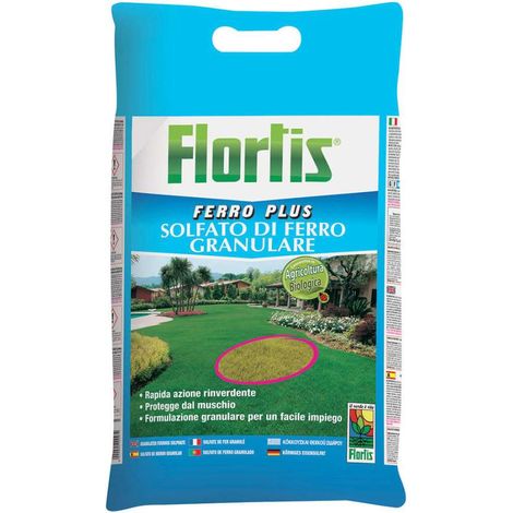 FLORTIS CONCIME SOLFATO DI FERRO GRANULARE FERRO PLUS 5 KG (1/2)