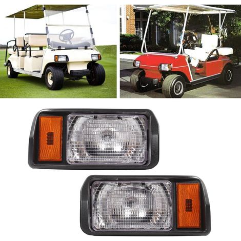 (Ein Paar, links und rechts) Golfwagenscheinwerfer, kompatibel mit Club Car DS Modellen 101988002 und 101988001 (1/5)