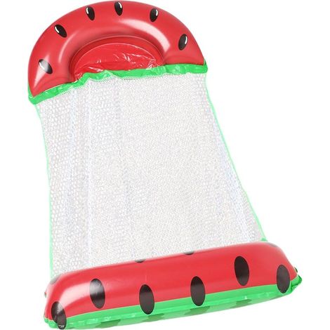 Hängematte zum Schwimmen, schwimmende Poolhängematte, Wasserhängematte für den Pool, 4-in-1-Wassermelonen-Lounge (1/5)