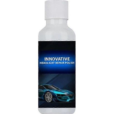 Kit de rénovation de phares de voiture, kit de réparation liquide, nettoyant et polisseur pour phares en plastique, rapidité (1/4)