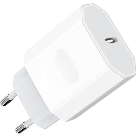 Chargeur Prise USB C, 25W Embout Chargeur Rapide for iPhone 16 15 14 13 12 11 8 Plus Pro Max X XS XR SE Mini Pad, Type C Secteur Alimentatio Mural Adaptateur Fast Charger Tete (1/4)