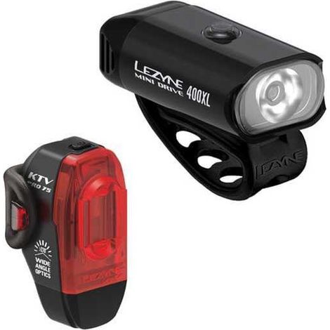 Lezyne Mini Drive 400XL y KTV Drive Pro+ Plateado