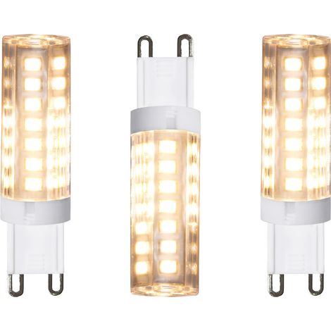 Litecraft Light Bulb G9 5W Non Dimmable 3000K Warm White LED in Clear - 3 Pack