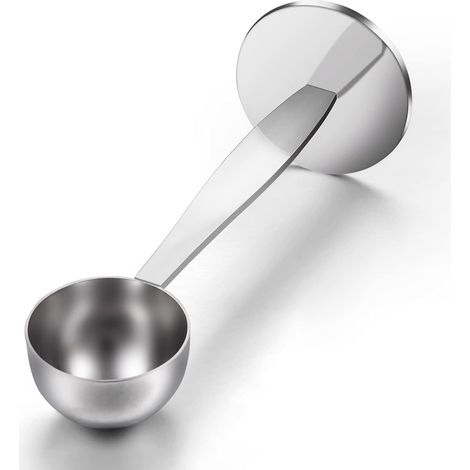Cuillère doseuse à café 2 en 1 en acier inoxydable (1/5)