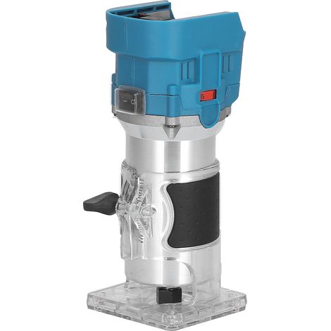 Kit de défonceuse électrique pour le travail du bois, comprenant une machine de coupe et d'élagage pour palmiers, alimentation secteur 80-240 V, prise UE et 5 batteries. (1/5)