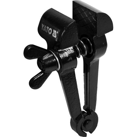 Handschraubstock 25 mm aus Gusseisen