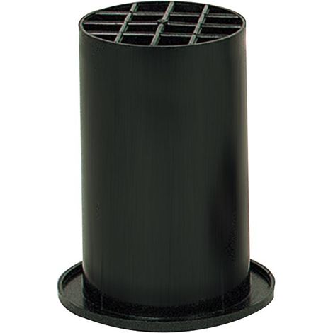 HQ-Power Bassreflexrohr, für Lautsprechergehäuse, mit Schutzgitter, Ø 70 x 115 mm, Kunststoff, Schwarz