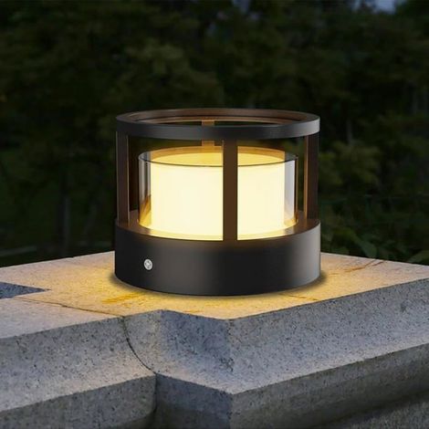Borne Éclairage Extérieur 15W LED Lampe de Jin Exterieur Ronde Ip65 Lampadaire Exterieur en Aluminium B BORNE DE DISTRIBUTION D'EAU (1/5)