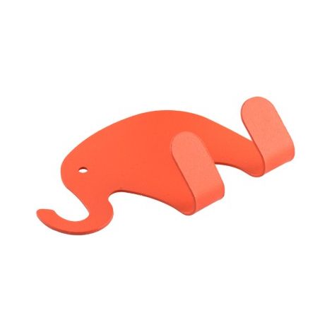 Percha Adhesiva Elefante 2 Ganchos Lauxa Home Acero Inoxidable Colores Variados 7.5x5.5cm 2kg (1/5)