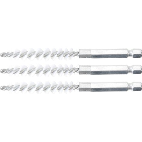 Spazzola pulizia Nylon BGS punta 8 mm attacco 6.3 mm (1/4)
